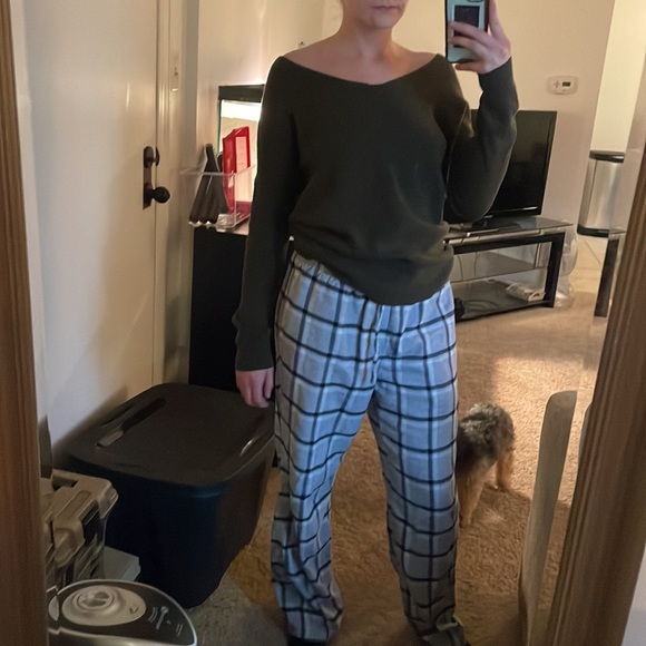 Dark green sweater with knitted back - Picture 4 of 5